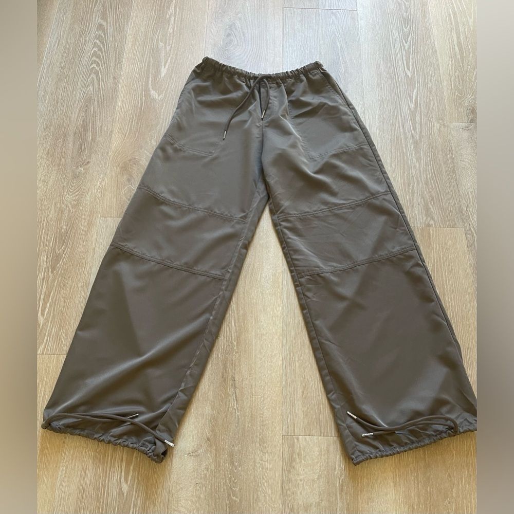 Tiger Mist Taupe Drawstring Waist Pants